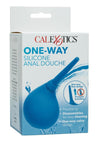 Water Systems One-Way Silicone Anal Douche - Blue