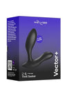 We-Vibe Vector+ Rechargeable Silicone Vibrating Prostate Massager with Remote Control