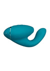 Womanizer Duo 2 Silicone Rechargeable Clitoral and G-Spot Stimulator - Green/Petrol