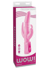 Wow! Vibe Triple Ecstacy Thruster Silicone Rabbit Vibrator