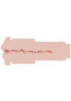Xkin Lipsy Jade Rechargeable Vibrating Torch Masturbator - Female Mouth - Metallic
