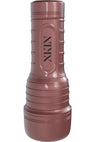Xkin Lyra Jade Rose Rechargeable Vibrating Torch Masturbator - Female Ass - Chocolate/Rose Gold