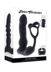 Zero Tolerance Popping P-Spot Rechargeable Silicone Massager - Black