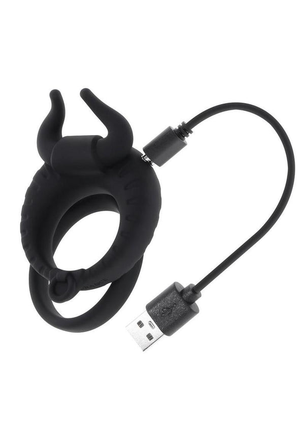 Zero Tolerance Raging Bull Rechargeable Silicone Dual Cock Ring