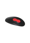 Zero Tolerance Vibrating Girth Enhancer Silicone Rechargeable Sleeve with Remote Control - Black/Red