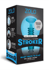 ZOLO Squeezable Mini Double Bubble Masturbator - Blue