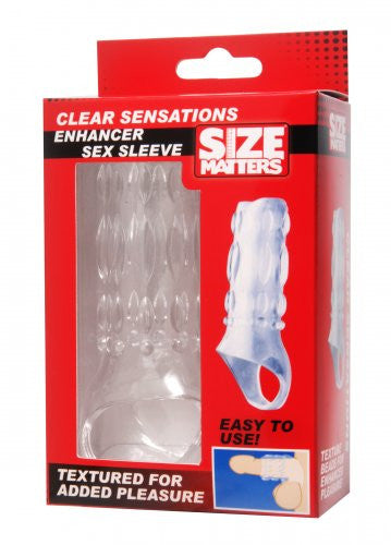 Sheath Sensations Enhancer Sex Sleeve - Love on This